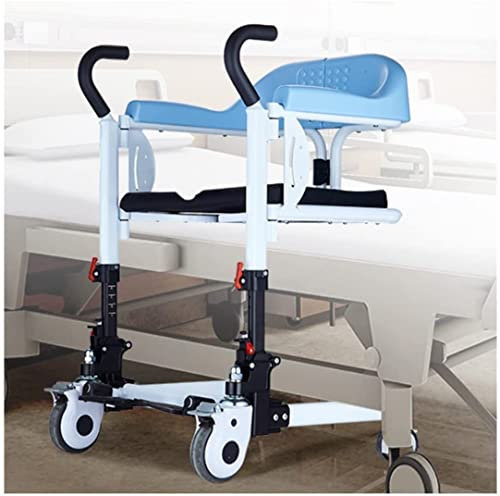 FUYAO Patientenlift für Zuhause, Nachttischkommoden Selbstbedienung, Patientenlift, Transferhilfe mit 180° geteiltem Sitz, Badezimmer-Rollstühle, Umzugsmaschine für Senioren, Behinderte, ältere