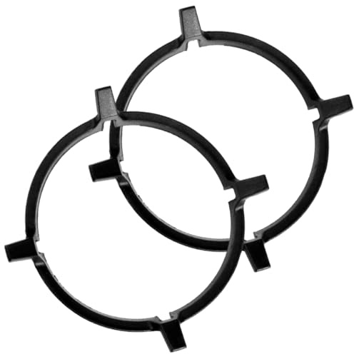 OUNONA 2pcs Slip Pot Rack for Gas Stove Kitchen Gadget Milk Pot Holder Iron Material for Wok Stand Gas Hob