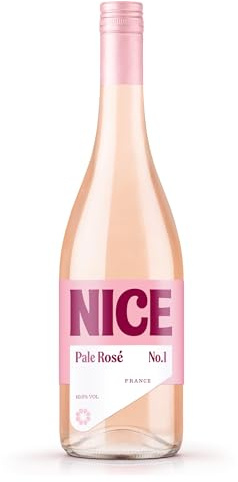 Nice Pale Rosé, French Wine in a Bottle, Dry, Pale, French Rosé from Languedoc, Hint of Strawberry, 1 x 75cl Bottled Wine | Dry & Fruity, For Sunny Evenings & Places to Be, From Languedoc, Vegan, B-Corp Brand