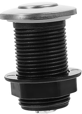 OSALADI Pulsante Ad Aria Per Smaltimento Rifiuti Professionale in Abs e Acciaio Inox, Interruttore Aria Vasca Da Bagno, Accessorio Leggero e Resistente Per Forniture Vasche Da Bagno