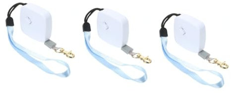 BESPORTBLE 3st Hund Einziehbares Seil Hundeseil Led-hundeleine Welpe Zu Fuß Hundeleinen Einziehbar Leine Für Große Hunde Hundeband Hundeleine Seil Welpenleine Hund Seil Ausbinden Weiß Plastik