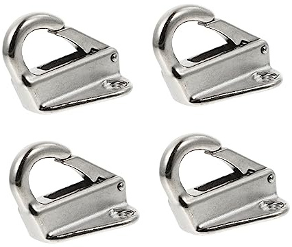 Gogogmee 20stücke Edelstahl Yacht Fenderhaken Verstellbare Robuste Schiffs-halterungen Für Bootszubehör Für Sichere Montage Und Einfache Handhabung Beim Angeln Camping Oder Bauprojekten