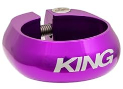 Chris King Sattelklemme, 34.9mm, 3D Violet, JACP1