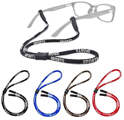 COYUN 3 Stück Brillenband, Brillenkette, Einstellbarer Brille Cord, für Sport Brillen und Sonnenbrillen