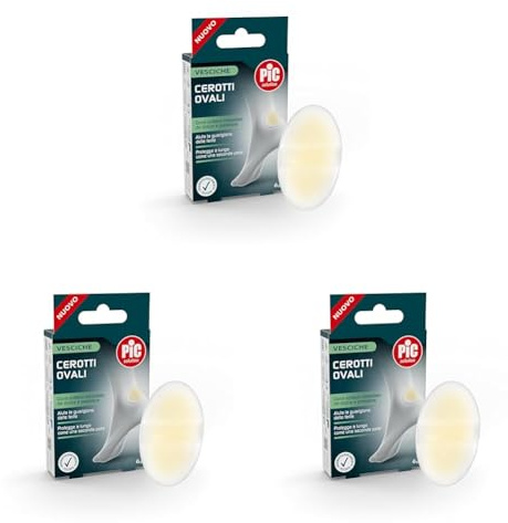 Pic Solution cerotti ovali per vesciche confezione da 18 pezzi formato 44 x 69 mm