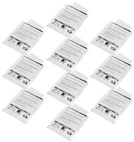 LOORGVEL Tarjetas de Limpieza para Lectores de Tarjetas Pos y Contadores de Billetes, Paquete de 10 Unidades Cr80-lc de PVC Prehumedecidas, Compatible Terminales Bancarios,