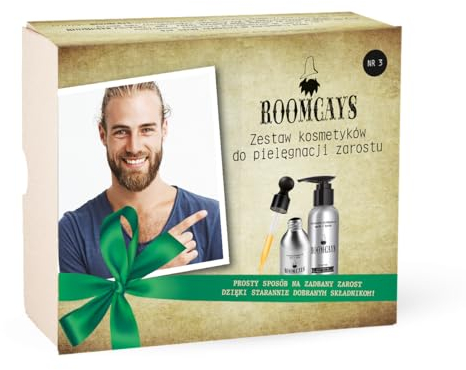 Bartpflegeset - Bartshampoo, Bartöl - Jojobaöl und Arganöl - Bartstyling - Intensive Feuchtigkeitsversorgung - Angenehmer Männerduft - Bartwachstumsset, Geschenkset für Männer