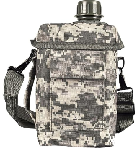 Dianzan 2 L PVC-militär-wasserflasche, Wasserkocher Wasserkocher-Tasche, Armee-Kampf-militär-wasserflasche Für Jagd, Wandern, Camping, Reisen