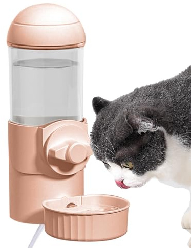 Cuenco De Agua Calentado Para Mascotas | Accesorios De Bebida Termostáticos Con Sifón Para Ardillas | Botella De Agua Para Jaula De Gerbos | Para Dueños De Mascotas Veterinarios Clima Frío Garaje Perr