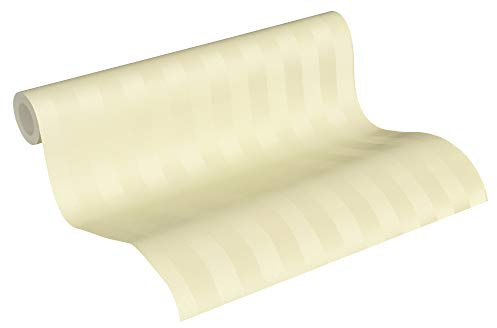 A.S. Création Vliestapete Romantico Tapete im Empire Stil gestreift 10,05 m x 0,53 m grün Made in Germany 372274 37227-4