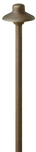 Hinkley Hardy Island 12v 4.5 Standard Path Light, Frosted Acrylic, Cast Brass, Includes T3 LED Lamp, Wiring Kit and Ground Spike, Hardy Island Series, Matte Bronze Finish