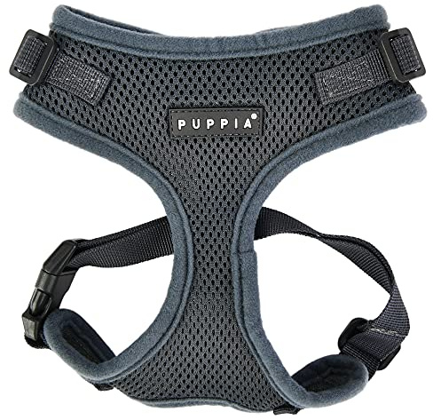 Puppia Soft Harness RITEFIT, Farbe: Grau, Grösse: XL