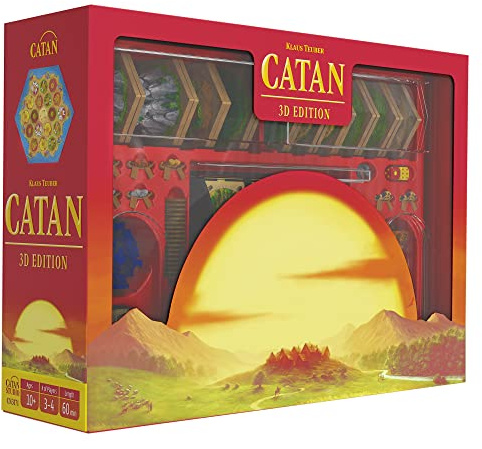 Catan 3D-Ausgabe | Brettspiel | Ab 10 Jahren | 3-4 Spieler | 60 Minuten Spielzeit