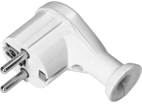ORNO AE-13261/W Clavija Enchufe 2P+Z, Uni-Schuko (Blanco)