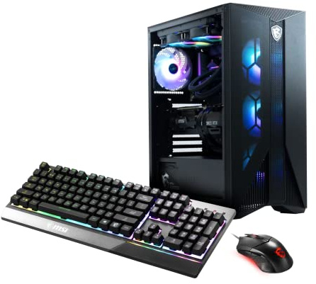 MSI Aegis RS Gaming Desktop: Intel Core i7-13700KF, GeForce RTX 4080, 16GB DDR5, 2TB M.2 NVMe, Liquid Cooling, 80+ Gold PSU, WiFi 6E, Keyboard & Mouse, DIY Friendly, Windows 11 Home: 13NUG-427US
