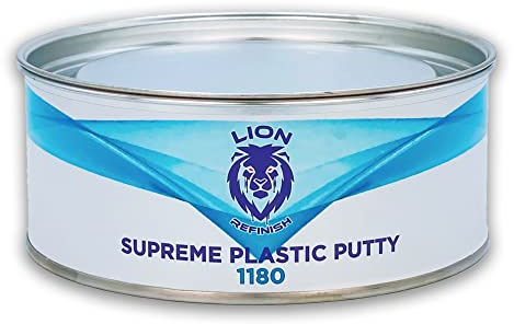 Mastic pour carrosserie en plastique 1 kg professionnel Lion Refinish Plastic Putty 1180