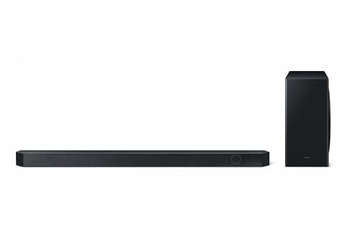 Samsung HW-Q810GD 5.1.2-Kanal Q-Soundbar für TV-Geräte, Bluetooth-Lautsprecher mit kabellosem Dolby Atmos/DTS:X, Q-Symphony, SpaceFit Sound Pro
