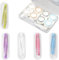 Benaewa 9 Pack Contact Lens Cases & Applicator, Portable Travel Contact Lenses Remover Tools with Suction Stick, Storage Case