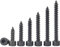 Qrity 20 PCS Hex Head Self Tapping Screws, Hexagon Head Socket Cap Screws, M5 Self Tapping Screws, M5x20mm Carbon Steel Machine Screw