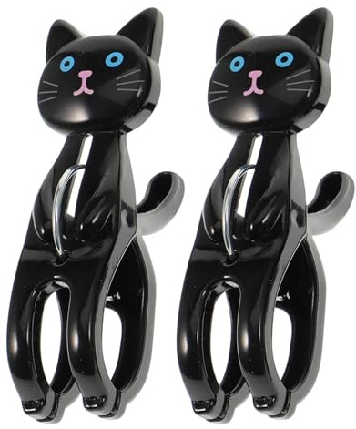 4 mollette giganti, clip per gatti, grandi mollette per asciugamani in plastica, forma di gatto, mollette per asciugamano da spiaggia per il vostro asciugamano da spiaggia, telo da bagno,