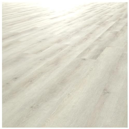 HORI Klick Hartvinylboden Rigid SPC Landhausdiele Holzoptik - Klick-Vinyl mit Trittschalldämmung - schwimmende Verlegung - - 122 x 18 x 0,65 cm - 1,76 m² - 8 Dielen