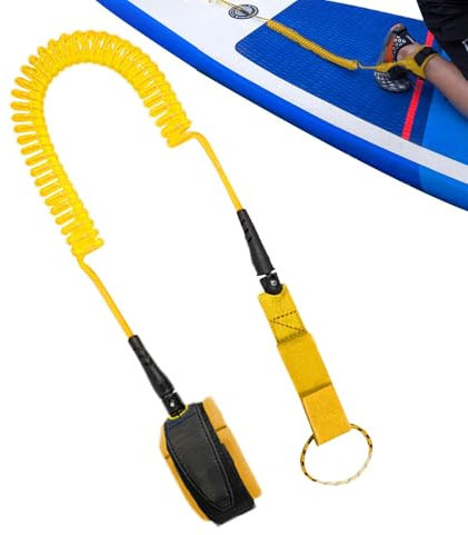 Generisch Bodyboard Tether Rope, Ankle Strap Water Sports, Leash Quick Release, Elastic Paddle Leash, Bodyboard Leg Strap, Paddle Board Ankle Strap, Quick Release Bodyboard, Elastic Leash for Paddle
