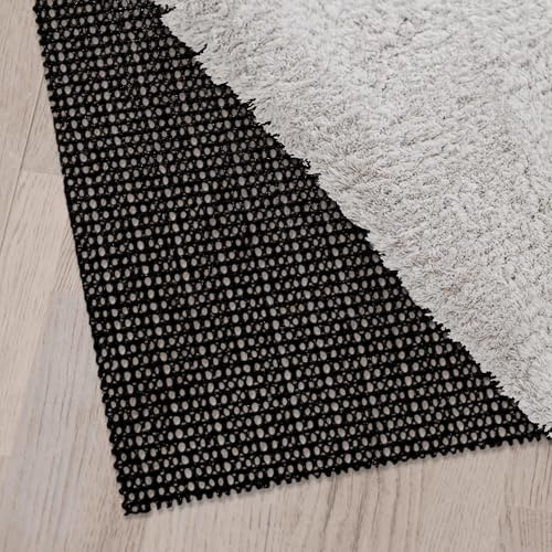 Sottotappeto Antiscivolo 150 x 180 cm Antiscivolo e Protezione Rotoli Tagliabile per Moquette Cassetti Ripiani Materasso Divano Cucina Auto, Nero