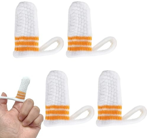 Nivofu Spazzolino Pulizia Denti Animali 4 Pz, Cani Cuccioli Gatti, Cura Dentale, Nylon Riutilizzabili, Bianco Taglia Unica