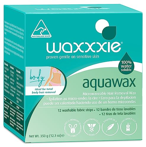 Waxxxie Aquawax tvättbara vaxremsor - 12förkorta dem