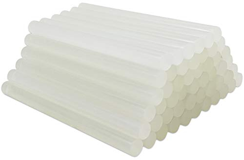 FANGZIDM 150 x 11mm Bastoni di Colla a Caldo Adesivo Trasparente Universale Super Appiccicoso 45 Pezzi