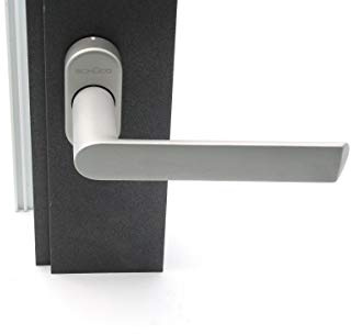 Schüco Türdrücker C0/EV1 silber, Halbgarnitur 240152