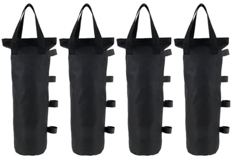 Sand Bags Sand Bag Sturdy Tent Sand Bags Beach Camping Fixation Tools for Umbrellas Tent Canopy Flagpole (4 Pcs)