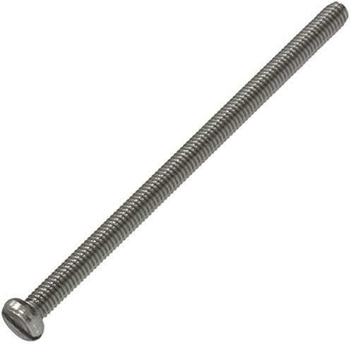 AERZETIX - C60025-10er-Satz Metallschrauben mit zylinderkopf M4x70 mm mit schlitz S - verbindungsbolzen - DIN 84 - aus rostfreiem stahl A2 - silberfarben - schraubendreher schrauberanzug
