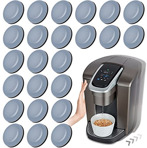 Appliance Sliders for Kitchen 24 PCS Self-adhesive Small Kitchen Finds Appliance Slider Hacks Easy to MovIing & Space Saving Must Have Home Gadgets Mixer Accessories for Countertop