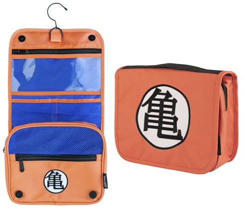 Grupo Erik Kosmetiktasche Klein Dragon Ball Z Vielfältige Kulturtasche - Wasserdichter Kulturbeutel Herren - Praktische Waschtasche 20 x 13 x 9,5 cm Tasche Auto Dragonball Super Manga