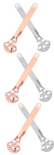 NIYANGLE 6 Pezzi Raschietto Per Lingua Spatola In Silicone Strumento Pulitore Per Rivestimento Della Lingua Fornitura Di Denti Detergenti Per Lingua A Casa Raschietto Per Rivestimento