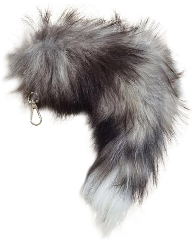 Fuchsschwanz Therian Schwanz Fuchs 39,9 Cm Tierschwanz Zotteliger Kunstfellschwanz Realistischer Fuchsschwanz Schlüsselanhänger Dekorativer Therian Schwanz Für Handtasche Rucksack Cosplay Typ 4