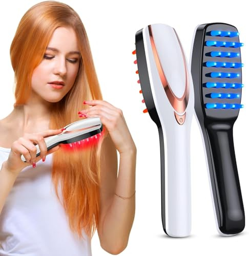 Kopfhaut Massagegerät, elektrische Kopfhaut Massagebürste, Haarmassage Bürste, elektrischer Haargreifer, professionelles Haar Laser Kammsystem