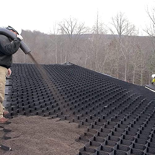 Rejilla de grava de 2 pulgadas HDPEPaver sistema permeable solución de pavimentación rejillas de estabilización del suelo para calzadas y paisajismo, rejilla de grava duradera