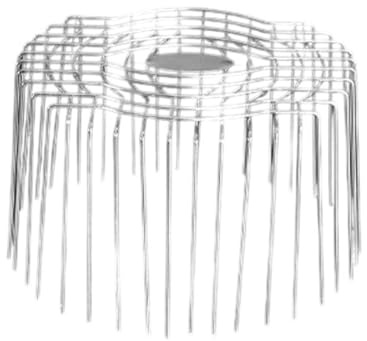 Grille de drainage en acier résistant aux hautes températures, anti-oiseaux, entretien facile, installation simple pour usage domestique, couvercle incurvé en maille
