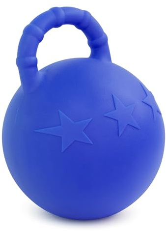 Oypla Coco Equestrian 10 Inch Blue Horse Play Ball Stable Paddock Toy