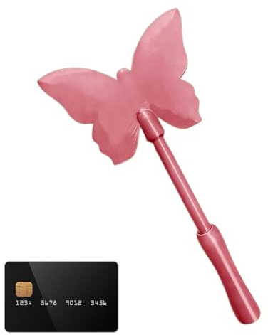 Bacchetta magica per carta di credito | Carta di pagamento a farfalla stampata in 3D, bacchetta per il pagamento con carta | Per lei e per lui, tutti i giorni, pendolari, viaggi, shopping, parcheggio