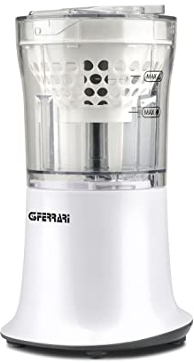 G3 Ferrari G20081 Samurai Tritatutto Multifunzione, 500 W, 700 ml, 2 Velocità, Foro aggiunta liquidi, 3 set di lame, Bianco