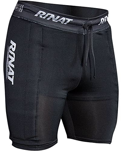 Rinat Unisex, Jugend Under Guard Torwart-Shorts, Schwarz, YM