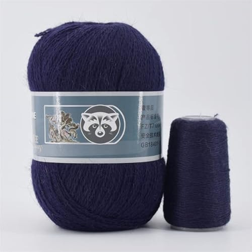 Kaschmir-Nerz-Garn zum Handstricken, lange Plüschwolle, Häkelgarn für Herbst, Winter, Luxus-Handarbeit, DIY-Stricken, 5 Stück