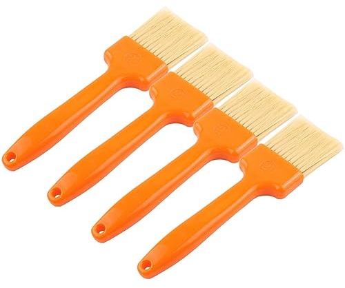 Sinyiol 4 Pack 2 inch Thick Paint Brush, Stain Brush,Fence Brush,Dusting Brush, Thick Paint Brushes for Walls,Painters Paint Brush (2)