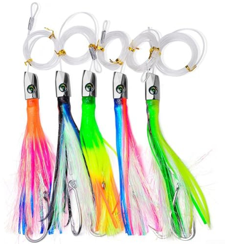 Appât à la traîne durable et efficace pour la pêche en mer 22 cm, 85 g, leurre souple pieuvre (22 cm/85 g A)