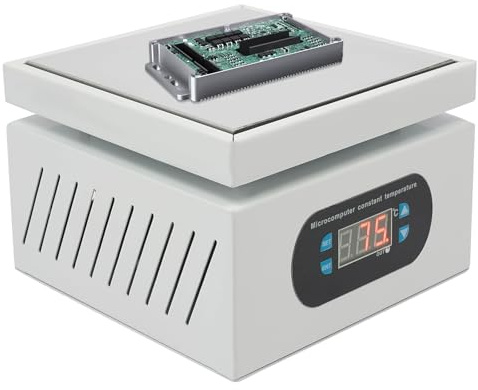 LED Mikrocomputer Elektrische Heizplatte 150X150mm PCB Vorwärmer Preheating Station für Lötstation Schweißer Schweißer Heizplatte SMD Rework Heater Laborplatte AC 220-250V