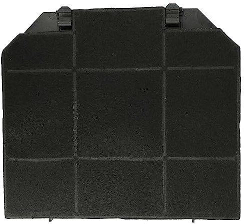 vhbw 1x Filtro de carbón activado compatible con Franke Planar Insel FPL 607 I XS 645 H campanas cocina - 26,5 x 23,5 x 1,5 cm