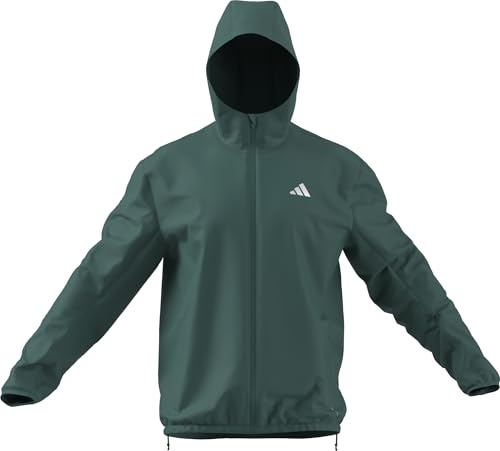 adidas Herren Run It Stripes Jacket, preloved teal, L